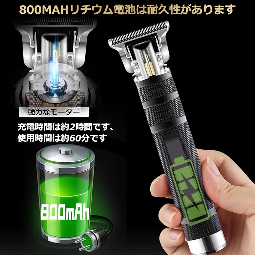 Amazon.co.jp : 充電式 ミニバリカン 電動バリカン 防水